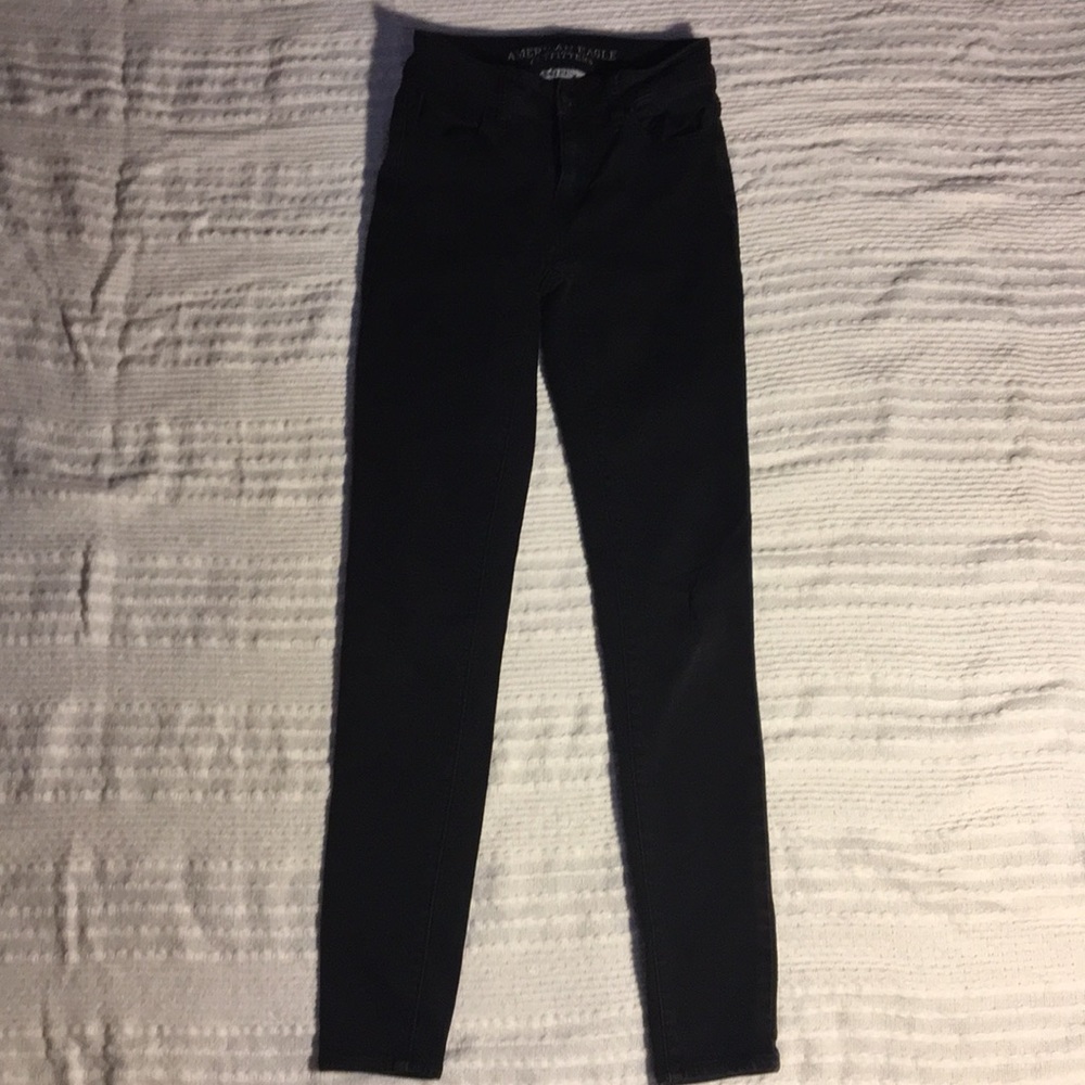 Black American Eagle Jegging